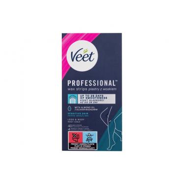 Veet Professional Wax Strips 40Pc  Für Frauen  (Depilatory Product) Sensitive Skin Legs & Body 