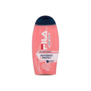 Fila Sport Active      250Ml Für Frauen (Shower Gel) Rehydrate & Protect 2In1 Shampoo + Shower Gel