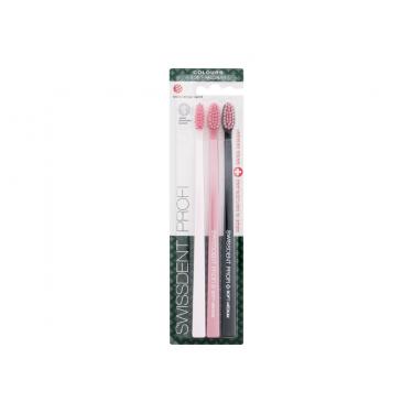 Swissdent Profi Colours Trio 1Balení  Unisex  (Toothbrush) Soft-Medium 