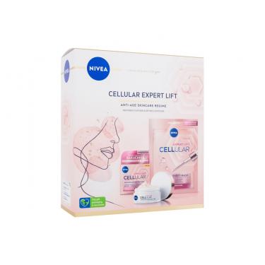 Nivea Cellular Expert Lift  50Ml Cellular Expert Day Lift 50 Ml + Cellular Expert Lift Textile  Facial Mask 1 Pc Für Frauen  Face Mask(Day Cream)  