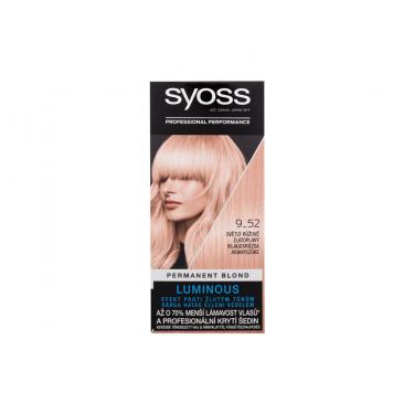 Syoss Permanent Coloration Permanent Blond 50Ml  Für Frauen  (Hair Color)  9-52 Light Rose Gold Blond