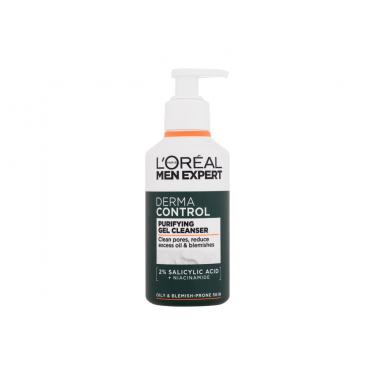 L'Oréal Paris Men Expert Derma Control 260Ml Purifying Gel Cleanser   (Cleansing Gel) Für Männer  