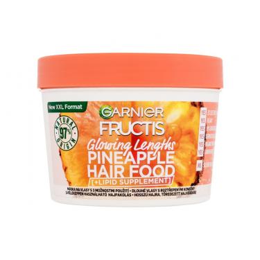 Garnier Fructis Hair Food Pineapple Glowing Lengths Mask 400Ml  Für Frauen  (Hair Mask)  