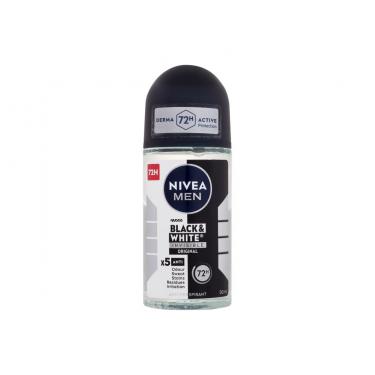 Nivea Men Invisible For Black & White  Deo Roll-On 72H    50Ml Für Männer (Antiperspirant) Original