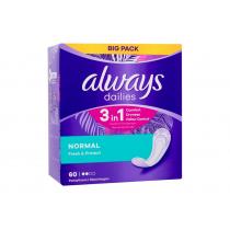 Always Daily Fresh      60Pc Für Frauen (Pantyliner) Normal Odour Lock