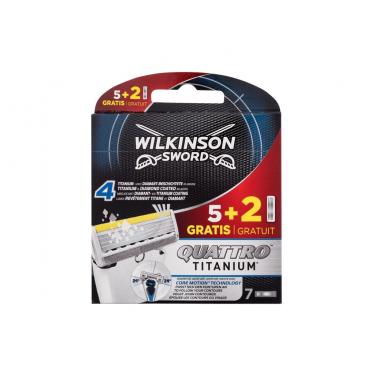 Wilkinson Sword Quattro      7Pc Für Männer (Replacement Blade) Titanium