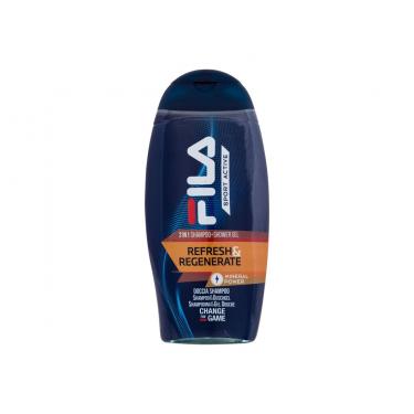 Fila Sport Active      250Ml Für Männer (Shower Gel) Refresh & Regenerate 2In1 Shampoo + Shower Gel