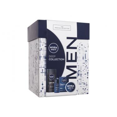 Nivea Men Deep   Men Creme 75 Ml + Aftershave Water Men Deep Comfort 100 Ml + Antiperspirant Men Deep Darkwood 50 Ml + Shower Gel Men Deep Clean 250 Ml Aftershave Water 5900000101 75Ml M (Day Cream) Collection