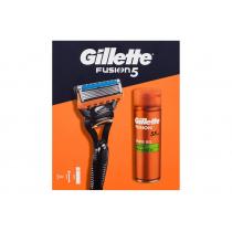 Gillette Fusion5   Fusion5 1 Pc Razor + Fusion Shaving Gel Sensitive 200 Ml Shaving Gel Mm00000101 1Pc M (Razor)