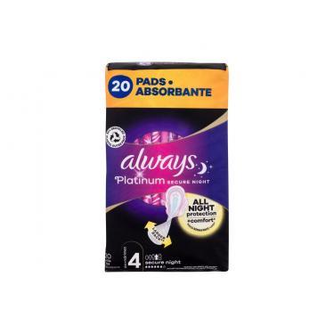 Always Platinum      20Pc Für Frauen (Sanitary Pad) Secure Night