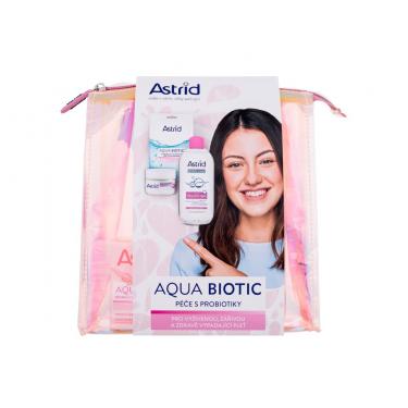 Astrid Aqua Biotic  50Ml Aqua Biotic Day And Night Cream 50 Ml + Aqua Biotic 3In1 Micellar Water 400 Ml + Aqua Biotic Anti-Fatigue And Quenching Tissue Mask + Cosmetic Bag Für Frauen  Micellar Water(Day Cream)  