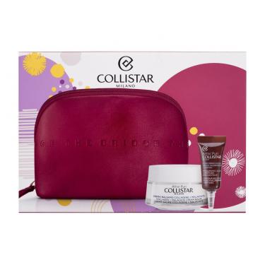 Collistar Pure Actives Collagen + Malachite Cream Balm 50Ml Pure Actives Collagen Malachite Cream Balm 50 Ml + Pure Actives Hyaluronic Acid Peptides Eye Contour 5 Ml + Cosmetic Bag The Bridge Für Frauen  Eye Gel(Day Cream)  