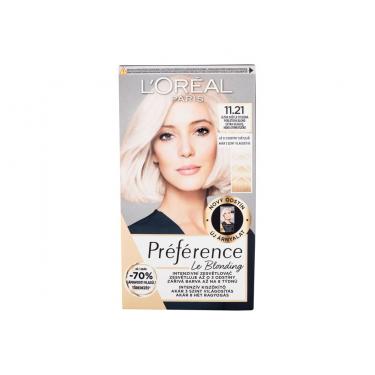 Loreal Paris Préférence Le Blonding 1Pc  Für Frauen  (Hair Color)  11.21 Ultra Light Cold Pearl Blonde