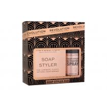 Makeup Revolution London Soap Styler+ Duo 50Ml Eyebrow Soap Styler 5 G + Eyebrow Soap Styler Brow Activation Spray 50 Ml Für Frauen  (Eyebrow Gel And Eyebrow Pomade)  