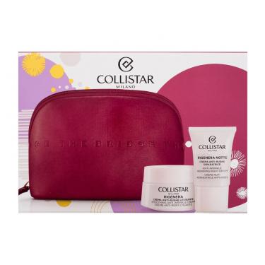 Collistar Rigenera   Rigenera Smoothing Anti-Wrinkle Day Cream 50 Ml + Rigenera Notte Anti-Wrinkle Repairing Night Cream 15 Ml + Cosmetic Bag The Bridge Cosmetic Bag 2620000101 50Ml W (Day Cream) Smoothing Anti-Wrinkle Contour