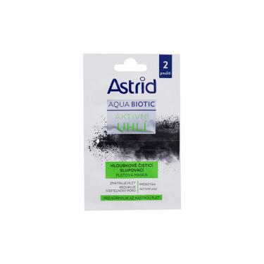 Astrid Aqua Biotic Active Charcoal Cleansing Mask 2X8Ml  Für Frauen  (Face Mask)  