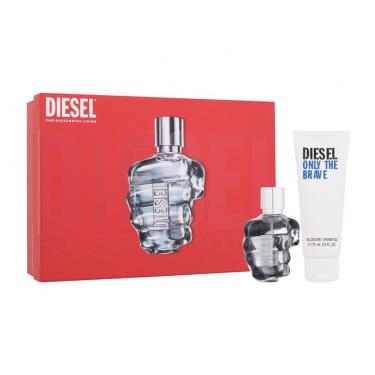 Diesel Only The Brave   Edt 50 Ml + Shower Gel 75 Ml Shower Gel Wm00000101 50Ml M (Eau De Toilette)