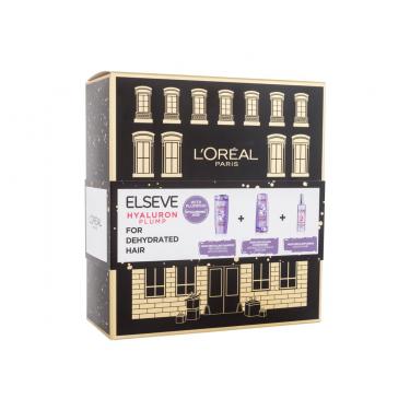 L'Oréal Paris Elseve Hyaluron Plump Shampoo Elseve Hyaluron Plump 250 Ml + Conditioner Elseve Hyaluron Plump 200 Ml + Hair Serum Elseve Hyaluron Plump 150 Ml 250Ml   For Dehydrated Hair Für Frauen (Shampoo)