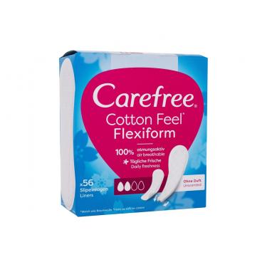 Carefree Cotton Feel      56Pc Für Frauen (Pantyliner) Flexiform