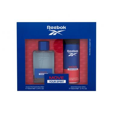 Reebok Move Your Spirit  100Ml Edt 100 Ml + Deodorant 150 Ml Für Mann  Deodorant(Eau De Toilette)  