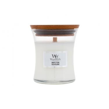 Woodwick White Teak   85G    Unisex (Scented Candle)