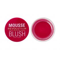 Makeup Revolution London Mousse Blush 6G  Für Frauen  (Blush)  Juicy Fuchsia Pink