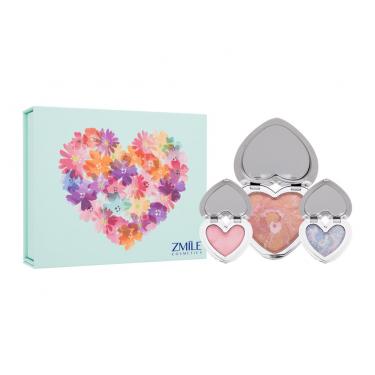 Zmile Cosmetics Sweethearts   Blush 6.3 G + Eyeshadow 2.3 G + Creamy Lip Gloss 1.1 G Eye Shadow B200000101 9,7G W (Blush) Pastel Love