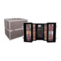 2K Super Model Beauty Train Case  Platinum    122,6g(Makeup Palette) für Frauen