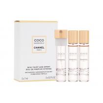 Chanel Coco Mademoiselle Intense  3X7Ml  Refill  Für Frauen (Eau De Parfum)
