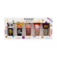 Kokeshi By Jeremy Scott   Edt Bambu 5 Ml + Edt Cherry 5 Ml + Edt Lotus 5 Ml + Edt Litchee 5 Ml + Edt Tonka 5 Ml   5Ml M (Eau De Toilette) The Trip Of The Mini Fashion Kokeshi