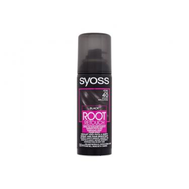 Syoss Root Retoucher Temporary Root Cover Spray 120Ml  Für Frauen  (Hair Color)  Black