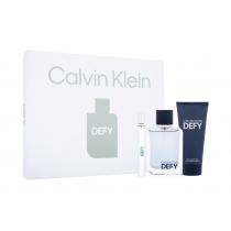 Calvin Klein Defy  100Ml Edt 100 Ml + Edt 10 Ml + Shower Gel 100 Ml Für Mann  (Eau De Toilette)  