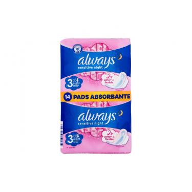 Always Sensitive      14Pc Für Frauen (Sanitary Pad) Night