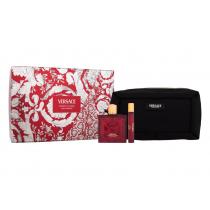 Versace Eros Flame   EDP 100 ml + EDP 10 ml + Cosmetics bag Cosmetic Bag  100ml(Eau de Parfum) für Männer