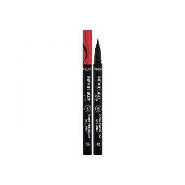 L'Oréal Paris Infaillible Grip 36H Micro-Fine Brush Eye Liner  0,4G 01 Obsidian Black   Für Frauen (Eye Line)