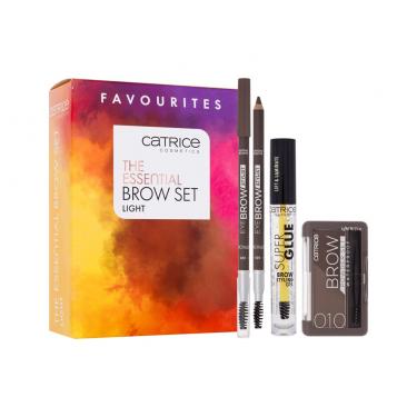 Catrice The Essential Brow Set 1,6G Eye Brow Stylist 1,6 G 020 Date With Ash-Ton + Brow Powder Waterproof 4 G 010 Ash Blond + Super Glue Brow Styling Gel 4 Ml 010 Ultra Hold Für Frauen  Eyebrow Powder(Eyebrow Pencil)  Light