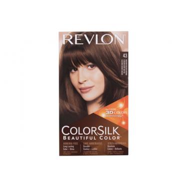 Revlon Colorsilk Beautiful Color 59,1Ml  Für Frauen  (Hair Color)  43 Medium Golden Brown