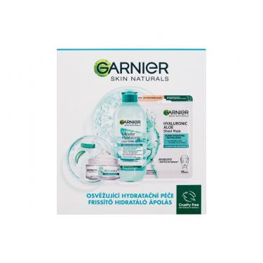 Garnier Skin Naturals Hyaluronic Aloe  50Ml Skin Naturals Hyaluronic Aloe Jelly Daily Cream 50 Ml + Skin Naturals Micellar Hyaluronic Aloe Water 400 Ml +  Skin Naturals Hyaluronic Aloe Serum Tissue Mask 28 G Für Frauen  Micellar Water(Day Cream)  