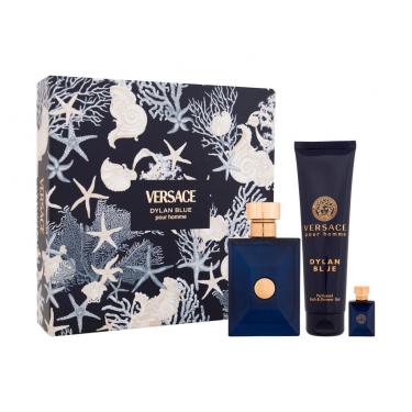 Versace Pour Homme Dylan Blue   EDT 100 ml + Shower Gel 150 ml + EDT 5 ml Shower Gel  100ml(Eau de Toilette) für Männer