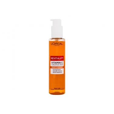 Loreal Paris Revitalift Clinical Vitamin C + Salicylic Acid Cleanser 150Ml  Für Frauen  (Cleansing Mousse)  