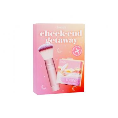 Benefit Shellie  Cheek-End Getaway Blush Shellie Blush 6 G + Multitasking Cheek Brush 1 Ks Brush 1C00000101 6G W (Blush) Warm Seashell-Pink Blush