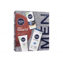 Nivea Men Sensitive   Men Sensitive Face Cream Spf15 75 Ml + Men Sensitive Face Wash 100 Ml + Men Sensitive Soothing Bamboo Extract Shower Gel 250 Ml Cleansing Gel 2M00000101 75Ml M (Day Cream) Keep It Calm