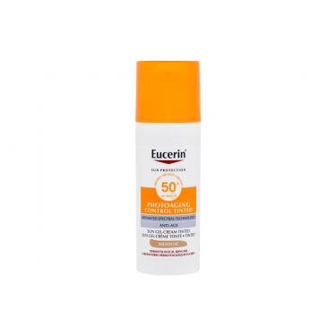 Eucerin Sun Protection Photoaging Control Tinted Gel-Cream  50Ml Medium  Spf50+ Für Frauen (Face Sun Care)