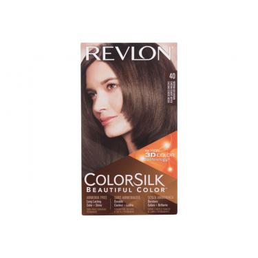 Revlon Colorsilk Beautiful Color  59,1Ml 40 Medium Ash Brown   Für Frauen (Hair Color)