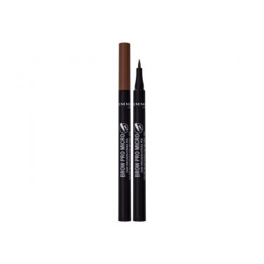 Rimmel London Brow Pro Micro 24Hr Precision-Stroke Pen 1Ml  Für Frauen  (Eyebrow Pencil)  002 Honey Brown