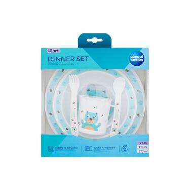 Canpol Babies Cute Animals Dinner Set 270Ml  K  (Dishes) Bear 