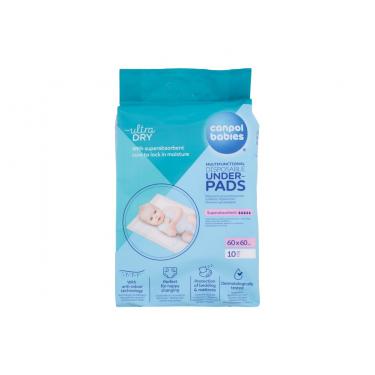 Canpol Babies Ultra Dry Multifunctional Disposable Underpads 10Pc  Für Frauen  (Changing Pad) 60 x 60 cm 