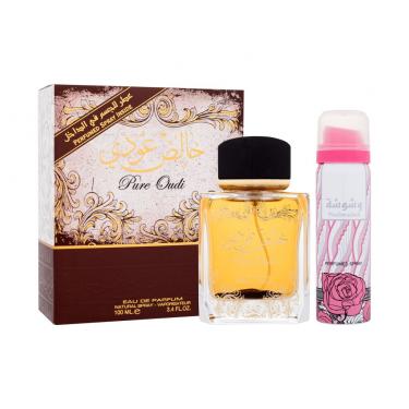 Lattafa Pure Oudi   Edp 100 Ml + Deodorant 50 Ml Deodorant Dn00000101 100Ml U (Eau De Parfum)