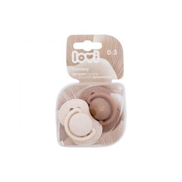 Lovi Harmony Dynamic Soother 2Pc  K  (Soother) Girl 0-3m 