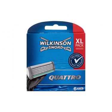 Wilkinson Sword Quattro      6Pc Für Männer (Replacement Blade)